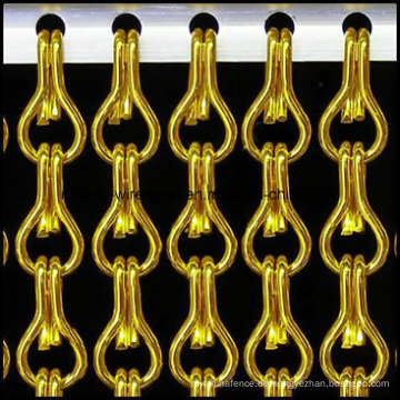 Golden Alumium Chain Link Bildschirm